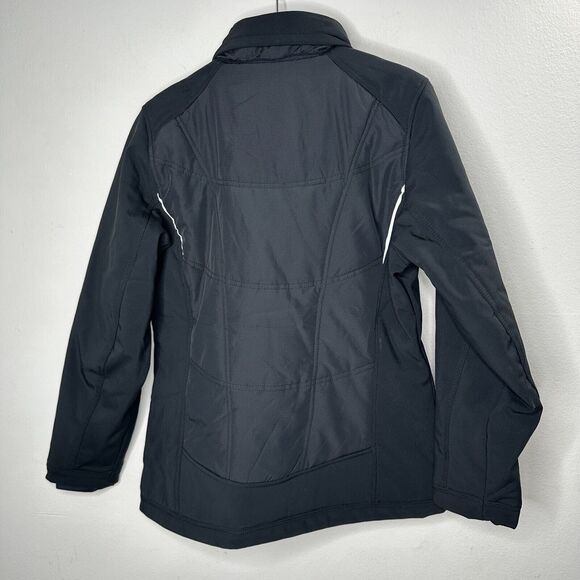 North End Sports Weather Technology Black High Collar Zip Jacket & Pockets S - Picture 2 of 13